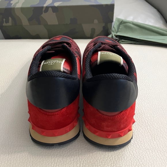 NWB- Valentino Garavani Rockrunner Camo Men’s Sneaker- Made in Italy -EU 42/US 9 - Picture 4 of 13